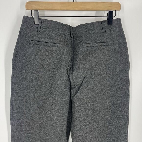 Quince Pants Size Medium Womens Charcoal Ultra Stretch Ponte Straight Leg Career - Picture 6 of 8